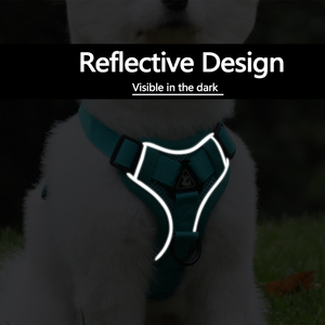 Logotipo personalizado cómodo cinturón de malla suave reflectante transpirable perro mascota pecho chaleco arnés para perros gatos mascota - Product Image 2