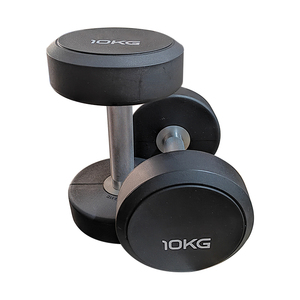 Set di Manubri Rotondi <span class=keywords><strong>in</strong></span> Acciaio Rivestiti <span class=keywords><strong>in</strong></span> Poliuretano (PU) per <span class=keywords><strong>Palestra</strong></span> - Pesi da Ginnastica <span class=keywords><strong>in</strong></span> Gomma/Uretano - Product Image 1