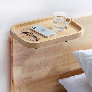 Estante de Bambú para Mesita de Noche, 38.5x26.5x7cm, Diseño Minimalista, Almacenamiento - Product Image 1