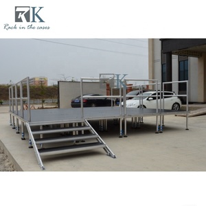 Escenario para Eventos al Aire Libre, Escenario de Alta Calidad, Fácil de Instalar, Plataforma de Escenario Ajustable para Bodas, Conciertos y Eventos - Product Image 4