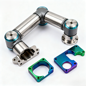 Pièces métalliques sur mesure de haute précision, pièces en alliage d'aluminium anodisé, pièces en alliage de titane, services de tournage et de polissage CNC - Product Image 2