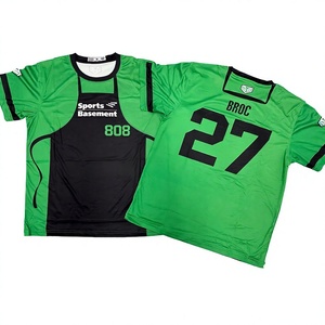Maillots de baseball d'entraînement unisexes légers en microfibre polyester interlock, col rond, designs personnalisés - Product Image 1