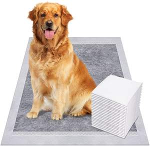 Almohadillas de orina desechables para cachorros y entrenamiento de mascotas con impresión inferior de Amazons Basics - Product Image 3