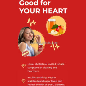 הטוב ביותר של מפעל oem 60 לספור התפוח חומץ תפוחים חומץ ויטמינים בריאות תוספת - Product Image 4