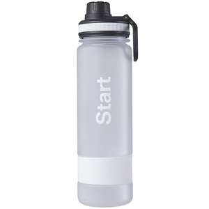 Botella de agua deportiva, frasco transparente de plástico para senderismo, novedad - Product Image 1