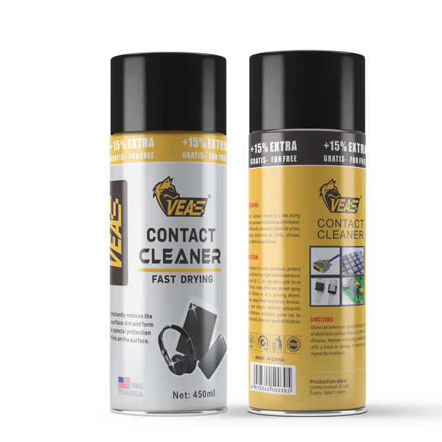 Contact Cleaner 450 ml Spray Contact Spray for Electronic Components Dissolves Corrosion Removes Dust and Dirt
