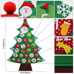 Decoraciones Navideñas de Alta Calidad, Calendario de Adviento para Colgar en la Pared, Calendario de Adviento de Árbol de Navidad DIY - Product Image 5