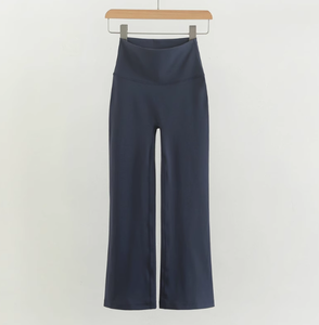 Pantalones de Yoga de Cintura Alta para Mujer, Cómodos y con Soporte, en Varios Colores, Leggings Elásticos de Corte Bootcut para Uso Diario Informal - Product Image 5