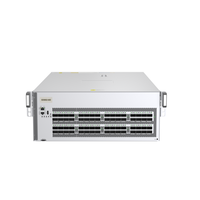 Switch Ethernet 64-port 400G QSFP-DD untuk Pusat Data, Mendukung MLAG dan VXLAN, SD8882-64D, QoS, SNMP, Kapasitas 51.2Tbps