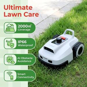 เครื่องตัดหญ้าอัตโนมัติแบบหุ่นยนต์ L2000 2000 ระดับ IP66 สำหรับการจัดการพื้นที่หลายโซน ㎡   200 ㎡ เครื่องตัดหญ้าอัจฉริยะ Wi-Fi/HaLow+BT - Product Image 2
