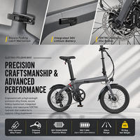 Vélo électrique pliable léger en alliage d'aluminium, moteur sans balais 350W, batterie lithium 7.8Ah, 7 vitesses, moteur de moyeu arrière, suspension