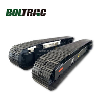Châssis de train de roulement en acier télescopique OEM pour mini-pelles, grues et plateformes de forage