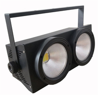 Lumière de scène LED COB 200W RGBWA+UV 6IN1 DMX Par 2x100W 2 yeux, lumière de scène pour public, lumière de scène COB 2 yeux blanc chaud pour les mariages, les bars