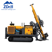 Foreuse hydraulique complète sur chenilles en acier ZDC1000 pour l'exploration minérale et géologique