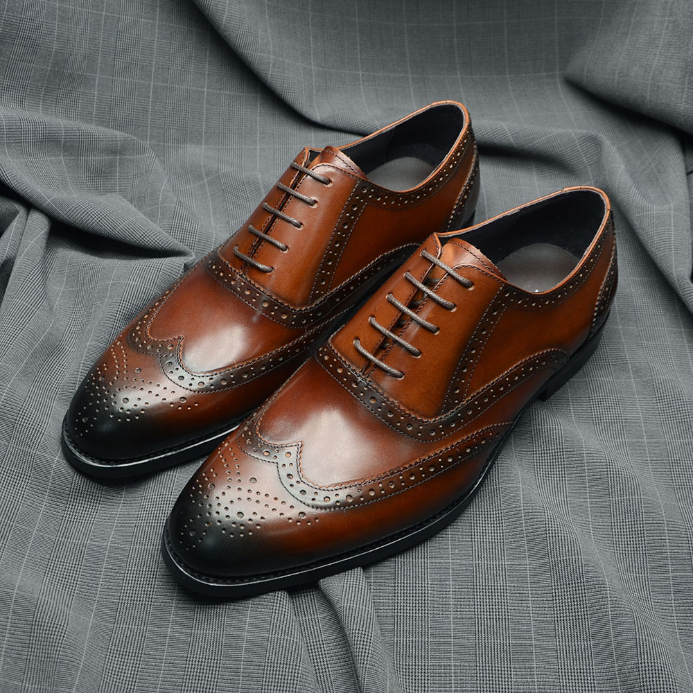 Italian Design Plus Size Oxford Leather Dress Shoes for Men - Genuine Leather, Lace-Up, Casual & Formal Styles Available Italian Design Plus Size Oxford Leather Dress Shoes for Men - Genuine Leather, Lace-Up, Casual & Formal Styles Available