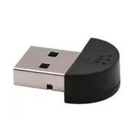Microphone USB 2.0 Portable Mini Stéréo Omnidirectionnel pour Ordinateur Portable, PC, Chat en Ligne, Réunions en Ligne pour MSN/Skype