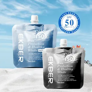 Basso Moq UVA UVB controllo olio impermeabile Spf 50 sbiancamento idratante formato <span class=keywords><strong>viaggio</strong></span> <span class=keywords><strong>crema</strong></span> <span class=keywords><strong>solare</strong></span> per gli uomini - Product Image 5