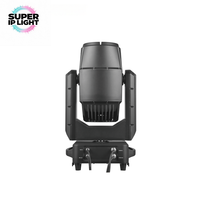 Luz Móvil de Haz de 380W con Clasificación IP65 a Prueba de Agua 0~2 °   Luz de haz para escenario exterior DMX512 con ángulo de haz ajustable