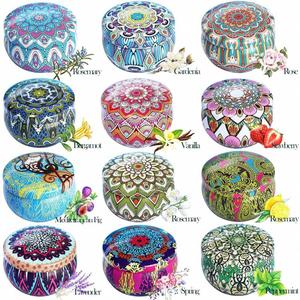 Hot Sale Soy Wax, Scented <b>Candle</b> Luxury Customization <b>Tin</b> Box Gift Set of 12/ - Product Image 2