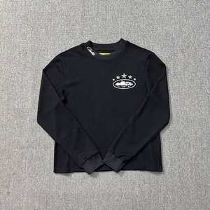 OME Custom logo Digital Print Casual Oversized Vintage Two Color <b>White</b> <b>Long</b> <b>Sleeves</b> Raglan Shoulder <b>Long</b> <b>Sleeve</b> <b>Shirt</b> for <b>Men</b> - Product Image 4