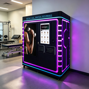 Protein Shakes Vender Protein-Vending-Machines 12 Flavors 2600W 220V Ce Fcc Smart Self-Service Kiosk With Coin And Bill Acceptor - Product Image 1