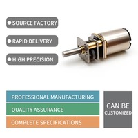 Motor de CC con Engranajes Sin Núcleo de 12 mm, 3-7.4 V, 1-1500 RPM, Bajo Ruido, Alta Eficiencia, Motor de Engranajes de Precisión para Dispositivos Médicos y Robots