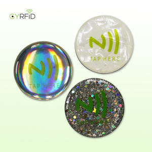 库存准备发货25毫米NFC标签贴纸智能标签社交媒体NFC环氧标签手机业务NFC贴纸 - Product Image 4