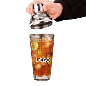 Wholesale Cocktail Set Stainless Steel <b>Large</b> Capacity 700Ml Metal Shaker <b>Cup</b> for Bar Tool - Product Image 3