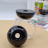 Diffuseur en verre de parfum de maison écologique Bouchon de bouteille en verre durable avec bouchon en plastique Couvercle de bouteille d'aromathérapie Reed