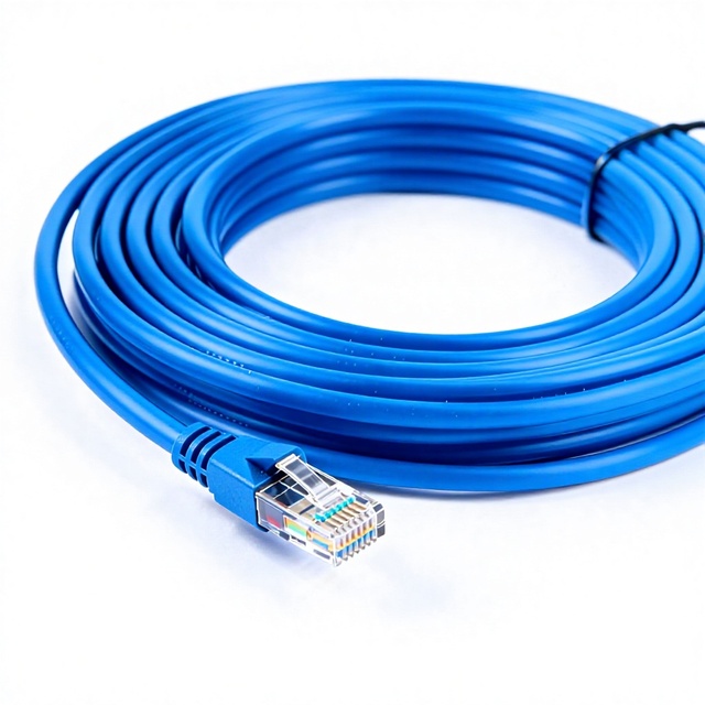 SIPU Cat6a Network Cable High-Speed Transmission PVC UTP Copper Ethernet Best Selling In-Stock Ready for Data Center