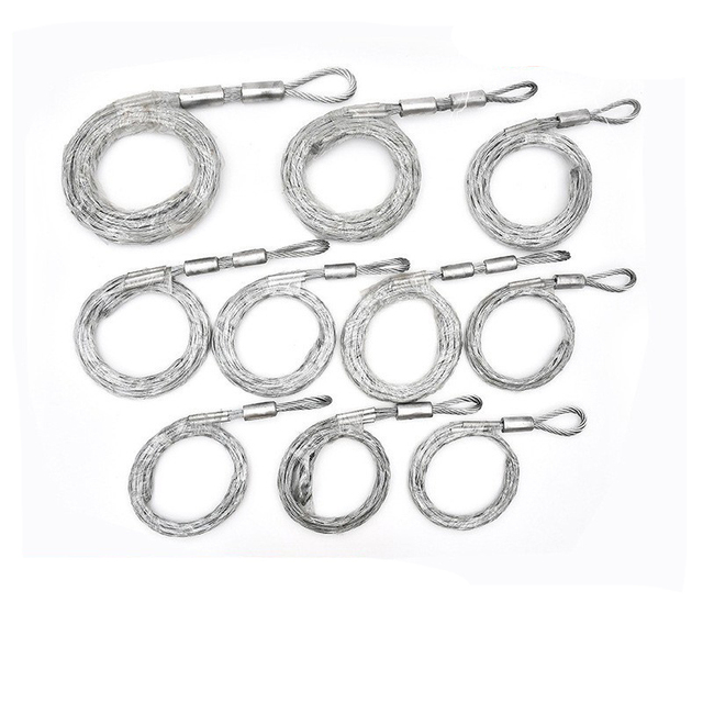 Marshine Heavy Load Galvanized Copper Wire Mesh Puller Flat Eye Cable Pulling Grips for Efficient Cable Management Light Weight