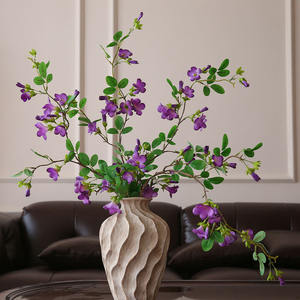 Fleur de gloire du matin artificielle, décoration d'intérieur, style <span class=keywords><strong>zen</strong></span> pastoral chinois, accessoires de fond photo en Chine - Product Image 3