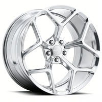 Jantes en alliage forgé monobloc chromées personnalisées 5x114.3 5x120 5x127 5x130 6x139.7, roues en billettes de 18, 19, 20, 21, 22 pouces pour BMW Audi
