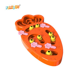 Famipet özel yeni havuç tasarım yavaş besleyici zenginleştirme tedavi dağıtım köpek oyuncak interaktif köpek bulmaca oyuncak - Product Image 4