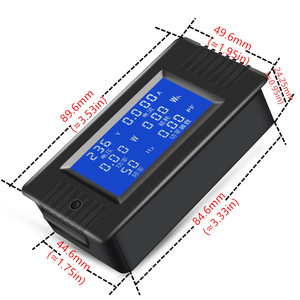 มิเตอร์วัดพลังงานไฟฟ้าแบบดิจิตอลเฟสเดียว PZEM-022 AC 220V 6in1 วัดกระแส แรงดัน กำลังไฟฟ้า ความถี่ พร้อม CT แยกส่วน ได้รับการรับรอง CE/FCC 1.0 - Product Image 3