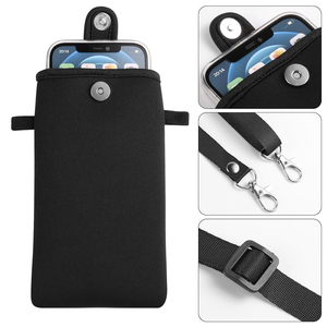 Étui de téléphone en néoprène avec sangle/lanière de cou pour <span class=keywords><strong>iPhone</strong></span> 16/15/14/13 Pro, 16/15 <span class=keywords><strong>Plus</strong></span> Samsung S24, Google Pixel 9 - Product Image 4