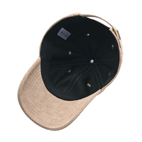 Meest populaire groothandel petten, snapback caps, custom logo borduurwerk, brede wale corduroy, stille luxe baseball pet