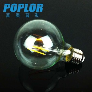 หลอดไฟ LED Poplor G80 แก้วใส ขั้ว E27 B22 4W 6W 8W 10W 12W 220V AC แหล่งกำเนิดแสงคริสตัล - Product Image 1