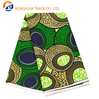 Kain Tenun Organza Anti-Pil dengan Cetakan Batik Afrika untuk Anak Perempuan dan Laki-laki