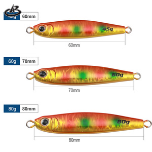 Jigging 45g 60g 80g Metal Jigging Señuelos Isca Artificial Hard Casting Jig Bait Laure De Peche Señuelos De Pesca - Product Image 2