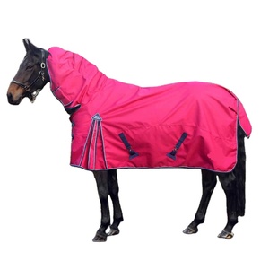 Heavyweight 1680 Denier Winter Horse <b>Blanket</b> with Neck Cover-300gsm Insulation | Waterproof Breathable & Windproof rug supplier - Product Image 2