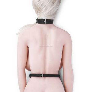 19113 giocattoli erotici del sesso Fetish schiavo restrizioni collare Bikini reggiseno Sexy Lingerie Costume <span class=keywords><strong>donna</strong></span> imbracatura Bondage in pelle - Product Image 2