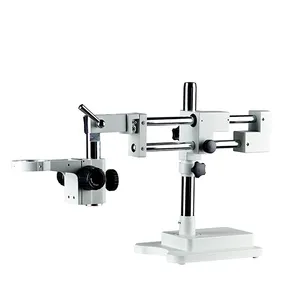 BestScope BS-3030T-ST2 Double Arm Universal Stand Trinocular Zoom Stereo Microscope For Circuit Board Repair