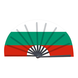 Abanicos Plegables de Bambú con la Bandera de Bulgaria al por Mayor, Abanico de Mano para Carnaval, Boda, Festival, Fiesta, Agencia de Viajes - Product Image 1