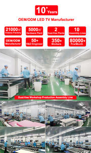 สมาร์ททีวี55นิ้ว LED 4K UHD โทรทัศน์จอแบน55 "นิ้ว Google weebos LCD TV skd CKD OEM ODM โรงงานขายส่ง - Product Image 4