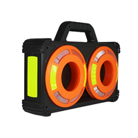 Kit de feux de signalisation séquentiels sans fil rechargeables RGB magnétiques avec étui de transport pour la sécurité routière et la construction