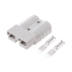 <b>Battery</b> Connector Set 50A 2 Gray Housings 4 <b>Terminals</b> For Electrical Connections - Product Image 4