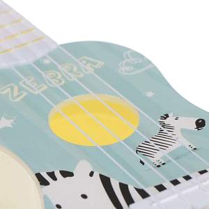 Mini chitarra a 4 corde giocattolo con il modello di animali creativi del fumetto educazione precoce Ukulele strumento musicale - Product Image 4