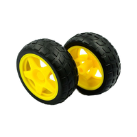 40g Roue en caoutchouc Robot Tracing Patrol Accessoires de voiture Roue de châssis Pneu de voiture intelligent