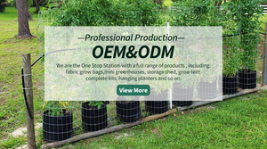 Macetas de aireación redondas para jardín de 2 galones, bolsas para macetas, bolsas para plantas de Control de raíces impresas personalizadas con correas de Asa resistentes - Product Image 2